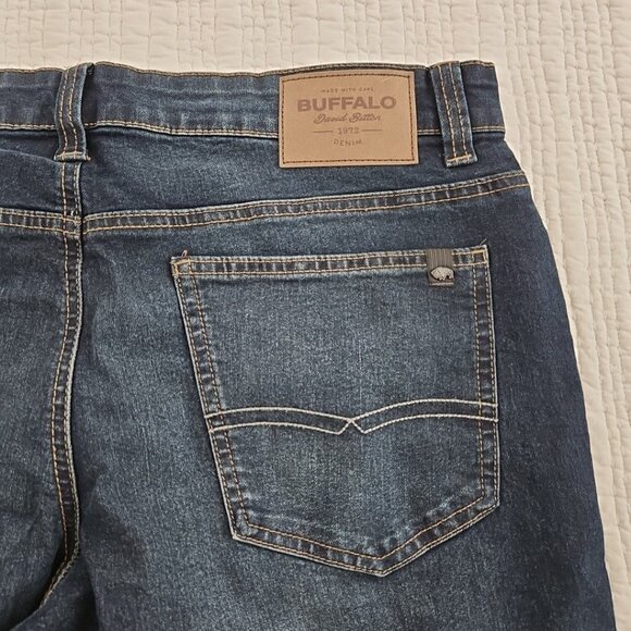 Buffalo David Bitton Evan Jeans NEW Men's 34x32 Stretch Slim Straight Denim NWT - Picture 14 of 16